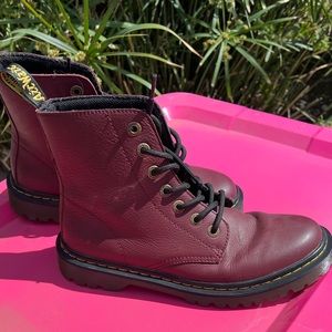 Burgundy Dr Martens